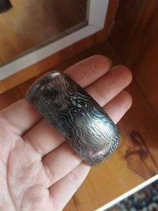 Unique Engraved Bangle Bracelet