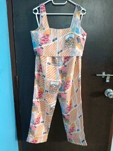Patterned Co-ord Set Top &amp; Pants