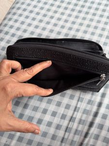 Original Guess Black Monogram Wallet