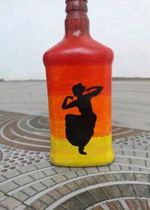 Bharatanatyam Bottle ART (2 POSES)
