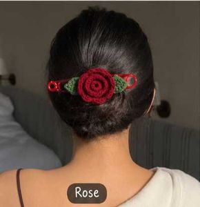 Cute Crochet Bow Hair Clip