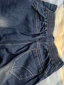 Denim Shorts with Plaid Cuffs