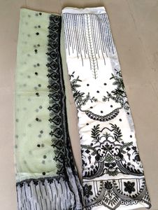 PAKISTANI SemistitchedSuit Embroidered Sequin Work