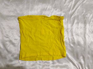 Bright Yellow tube top