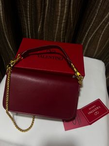 Valentino bag with Rhinestone Logo