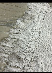 Boho Crochet Fringe Poncho