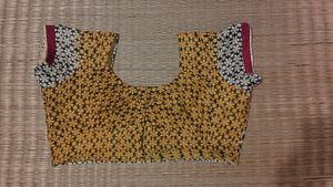 Mustard Yellow Saree with Blouse