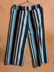 Colorful Striped Palazzo Pants
