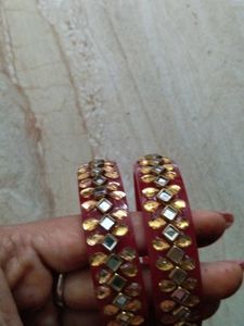 Embellished Bangles - Perfect for Festive Occasion