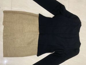 Chic Black &amp; Beige mini  Dress