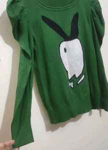 Green 🟢 Winter Top For Girl Or Woman 30 Bust