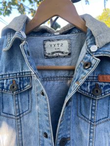 Kids Denim Jacket with Hood