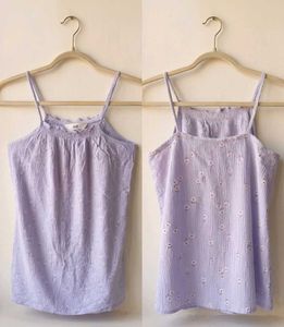 Price drop ❌ H&amp;M Light Purple Floral Cami Top