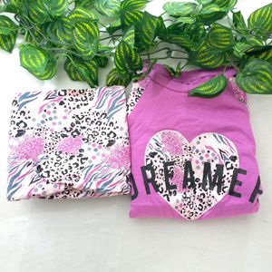 Pink Night Suits (Girls)