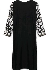 Embroidered Kurta Set with Mirror Work