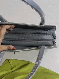 Stylish Grey Handbag