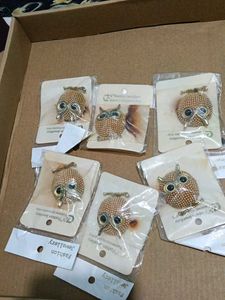 Owl Brooch Pins