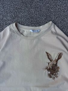 Cute Bunny Embroidered T-Shirt