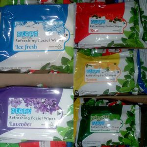 12 pekig Steps Refreshing Facial Wipes - Ice Fresh