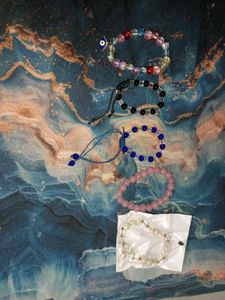 Set of 5 Beaded Bracelets