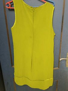 Olive Green Sleeveless Dress