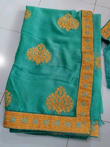 Bridal (2) Heavy Saree With Blouse