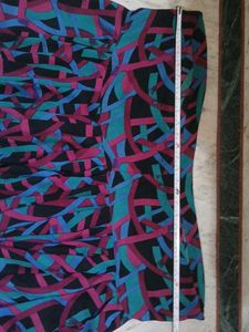 Vibrant Abstract Print patiala salwar