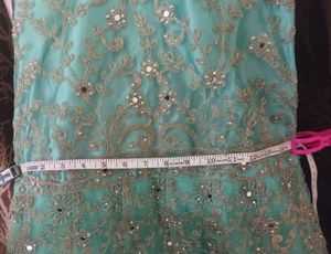 Stunning Teal Sequin Gown
