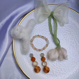 🤍 White Hair Accessories 🤍