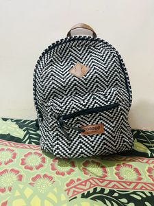 Black And White Backpack
