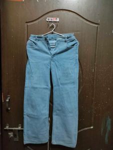 Light Blue straight Leg Jeans