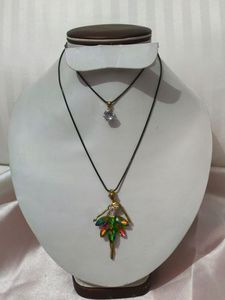 Double Layer Chain With 2 Pendant
