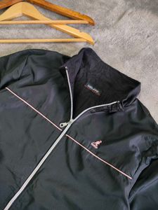 Black Kangol Windbreaker Jacket