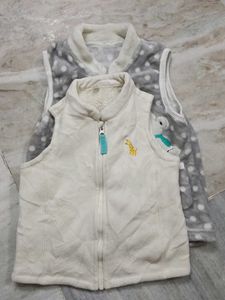 2 Fleece Vest Set for Kids