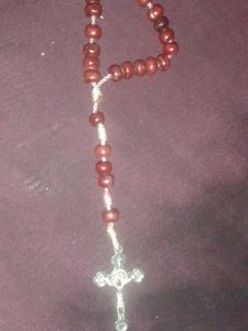 Rosary Maroon Coloured