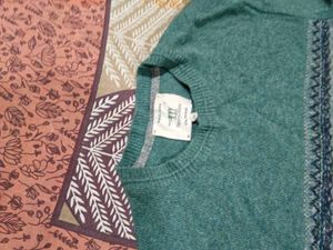 Men's Teal Fair Isle Sweater