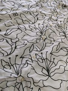 White floral mens shirt