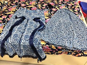 Kaftan and umbrella plazo