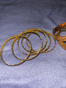 Set of Vintage Gold Bangles