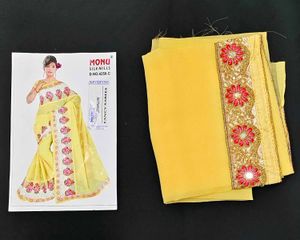 New chiffon Saree