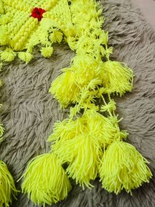 Brand new Vibrant Yellow Crochet Door Toran