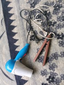 Pink Hair Dryer &amp; Straightener Set