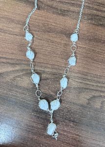 Bohemian Stone Necklace and Earring Set