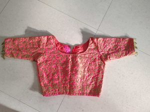 Vibrant Pink Embroidered lehnga choli