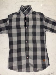 New Men's Checked Long Sleeve Shirt