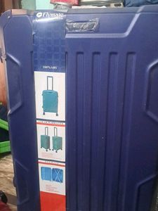 Flymate 100% ABS Navy Blue Luggage