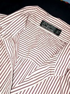 Classic Striped Button-Up Shirt