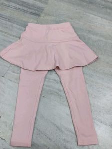 Girls Skirted Leggings - Pink