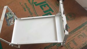 Compact White Shelf Unit