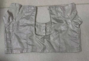 Shimmering Silver Blouse